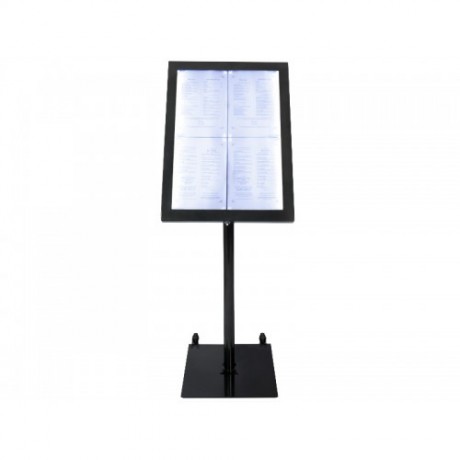Display meniuri restaurant, interior, exterior, Black Star iluminat LED