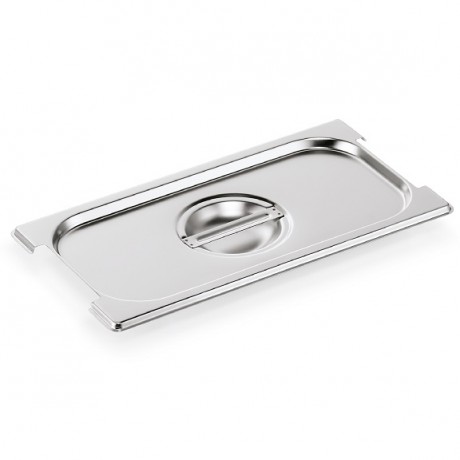 Capac cuva GN1/3, inox, cu manere, 325 × 176 mm