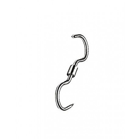 Carlig inox rotativ pentru carne 0.9x22 cm 