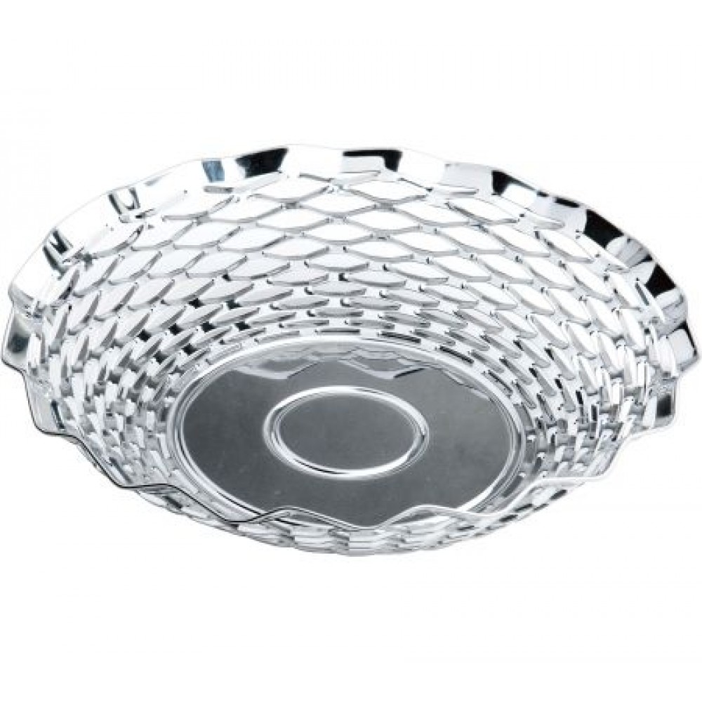 Coș pâine, fructe din inox, rotund, 245x55 mm