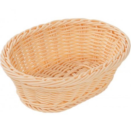 Coș pâine, oval, din polipropilenă, 23x15x7 cm
