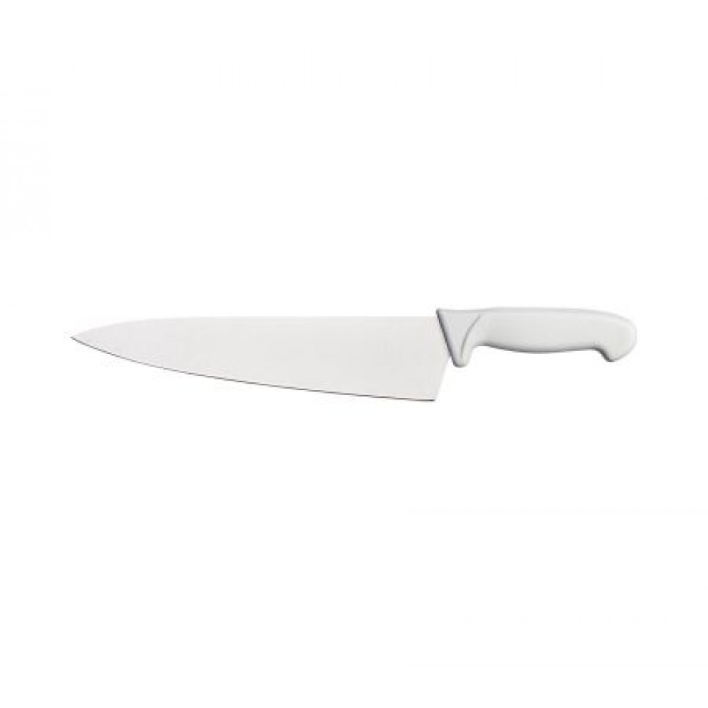 Cuțit bucătar, inox, lama 26 cm, mâner alb