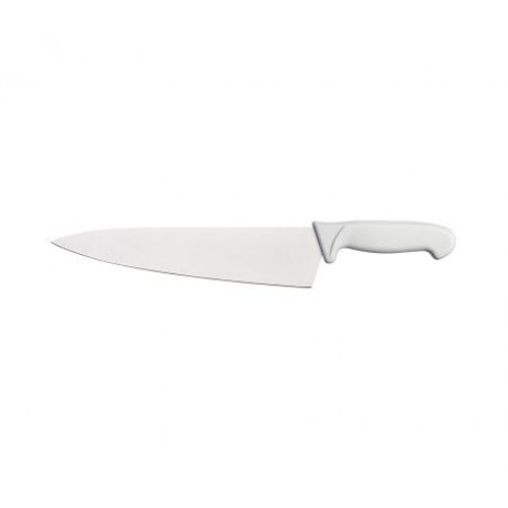 Cuțit bucătar, inox, lama 26 cm, mâner alb
