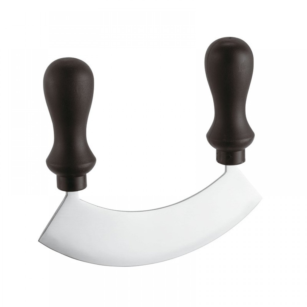 Cutit profesional, semiluna, pentru maruntit, 14 cm