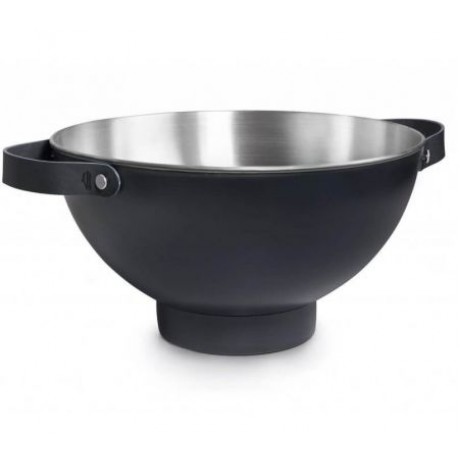 Frapieră inox, rotundă, cu picior, pentru champagne, 11.5 litri