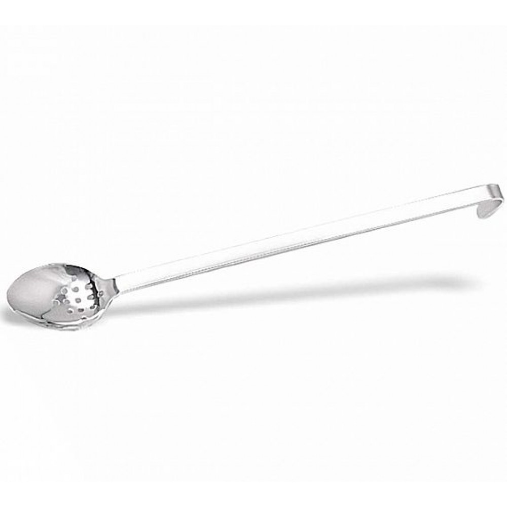 Lingură inox servire, perforată, 37 cm
