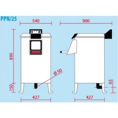 Mașină curățat cartofi 25 Kg, de banc