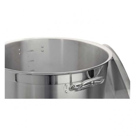 Oala inox cu capac 164 litri