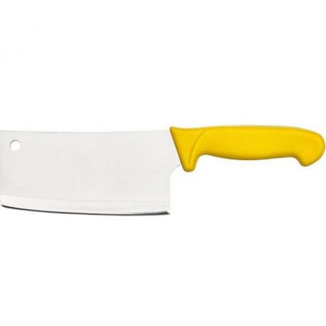 Satâr profesional cu mâner galben, HACCP, 18 cm