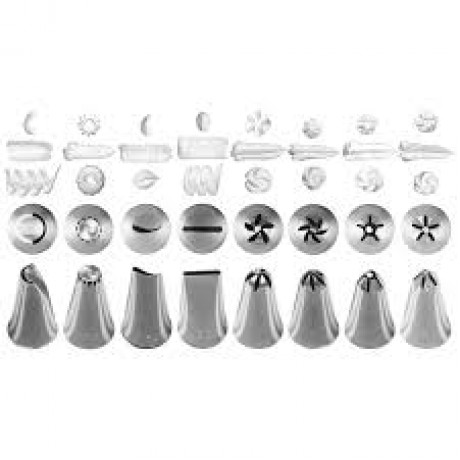 Set 8 duiuri, din inox, ornare diferite forme