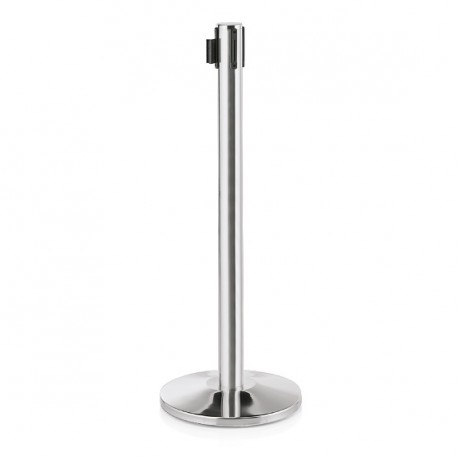 Stalp delimitare inox, cu banda retractabila, 300 cm,  Joinflex