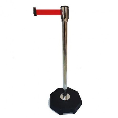 Stalp delimitare cu banda retractabila 3.6 m 