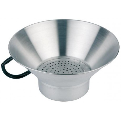 Strecurătoare amestec condimente, cartofi prăjiți, aluminiu, cu mânere, 39xH19 cm