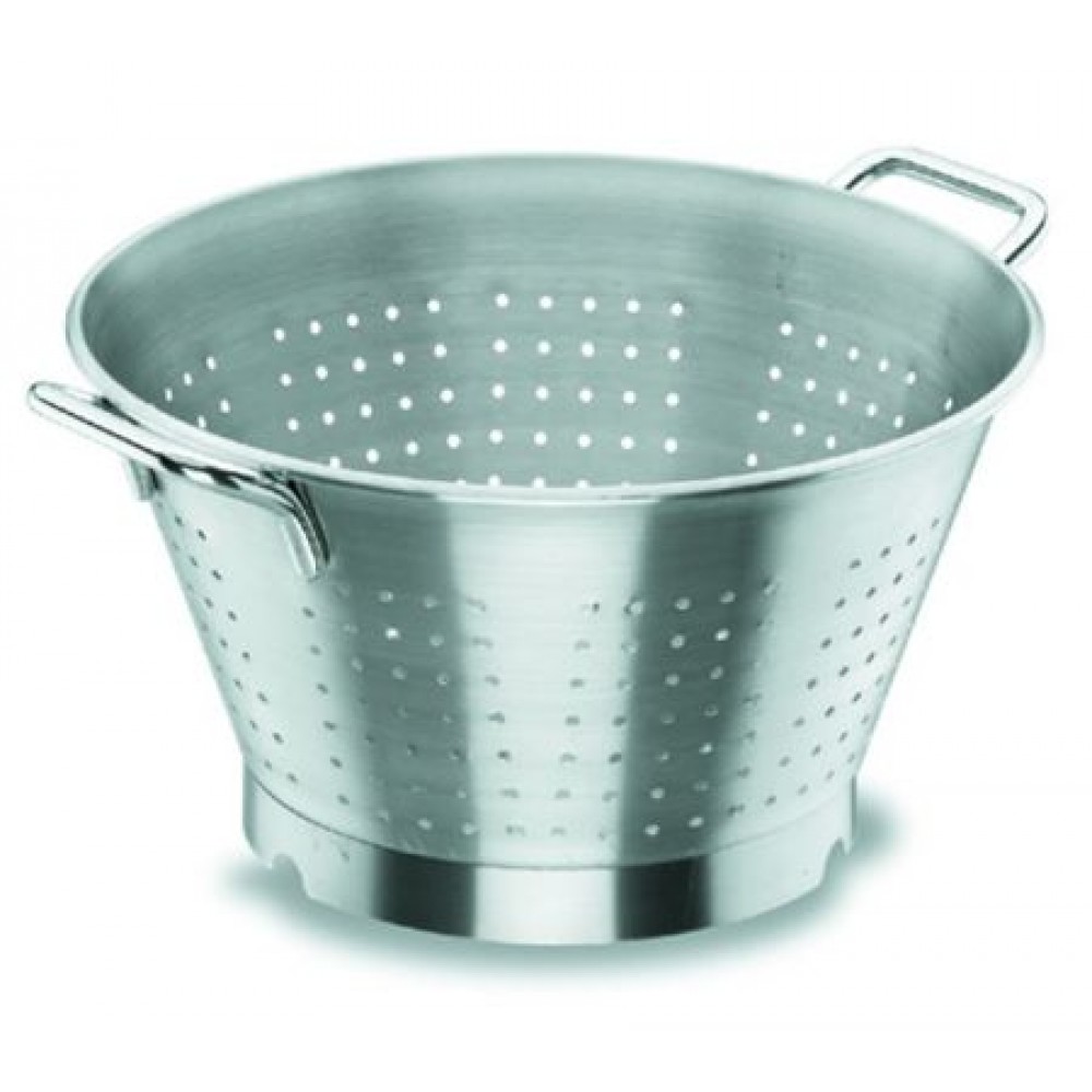 Strecurătoare conică, inox satinat, două mânere, 45xH29 cm 