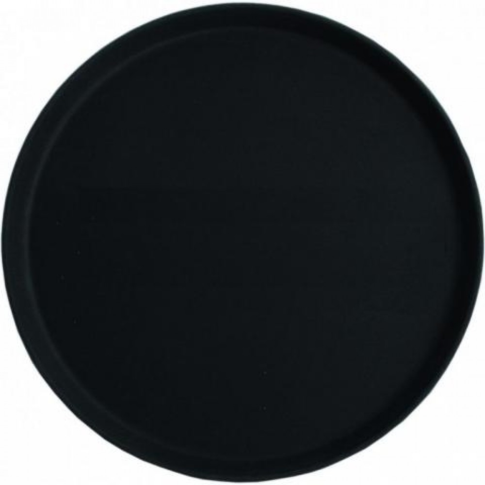 Tava servire rotunda neagra 27 cm