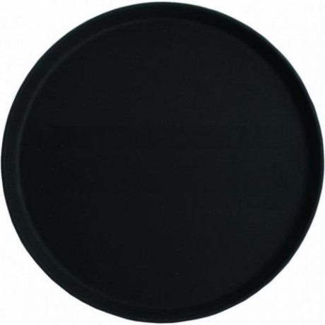 Tava servire rotunda neagra 27 cm