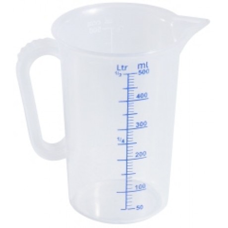 Cana gradata polipropilena 500 ml